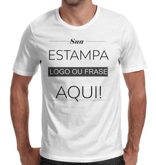 Kit 8 Camisetas Personalizadas Estampa Foto Logo Empresas