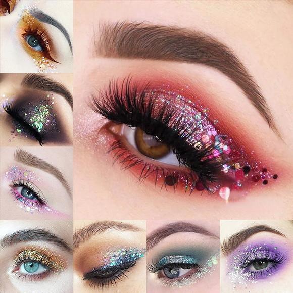 Kit C/12 Potes Glitter/purpurina Corpo 3g Cada Carnaval Make