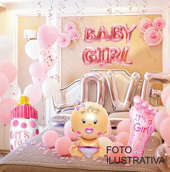 Kit Chá de Bebe Menina Decoração