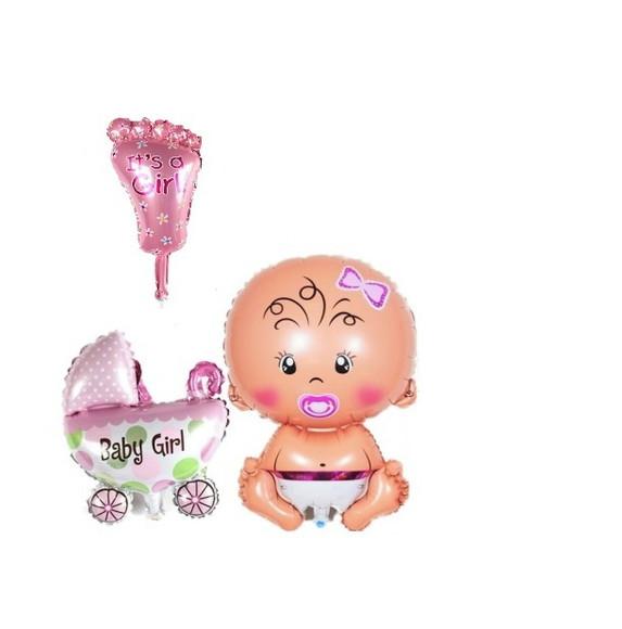 Kit Chá de Bebe Menina Decoração