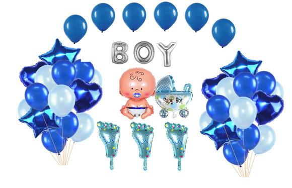 Kit Chá de Bebe Menino Decoração Aniversários Frete Grátis