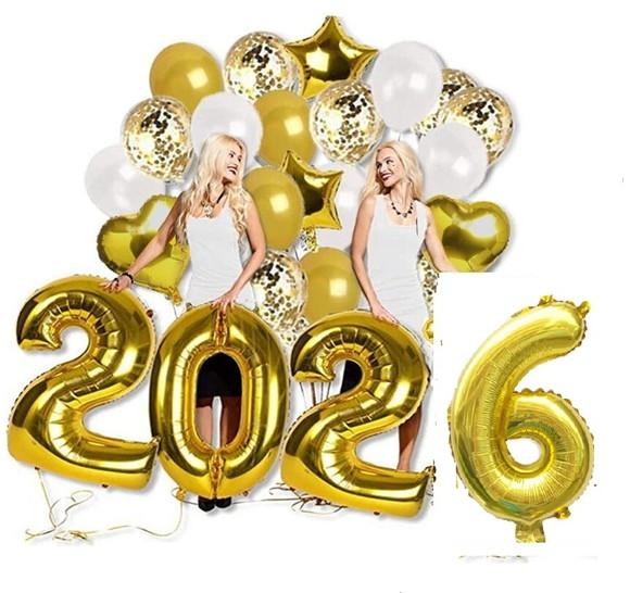 Kit Decoração Ano Novo 2026 Reveillon Festas