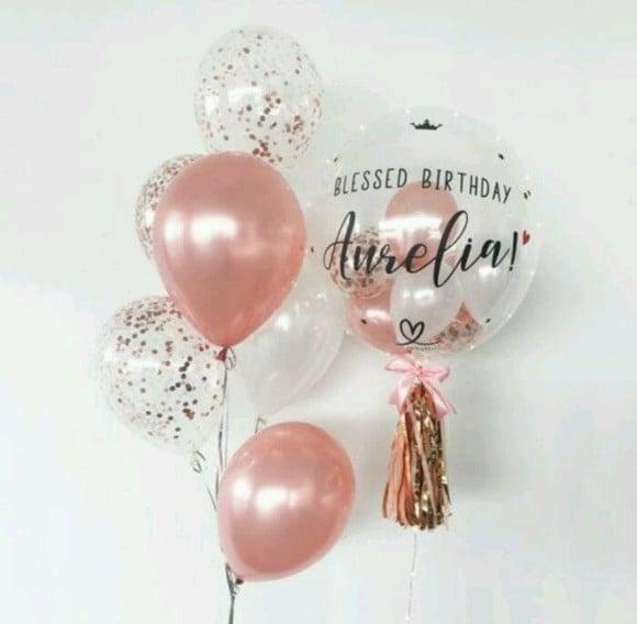 Kit Festa Em Casa Balão Personalizado Decoraçao Aniversários