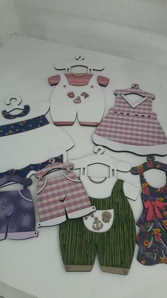 Kit mdf Chá de bebê Pronta Entrega