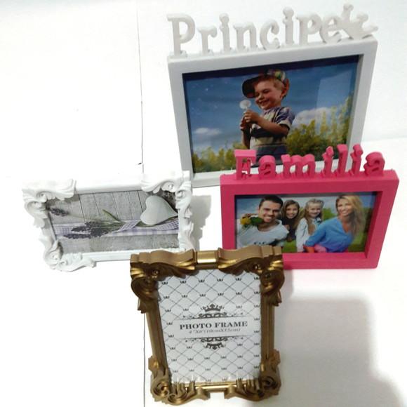 KIT Porta Retrato Decoração de Casa Sala Quarto 4 UNIDADES