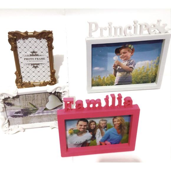 KIT Porta Retrato Decoração de Casa Sala Quarto 4 UNIDADES
