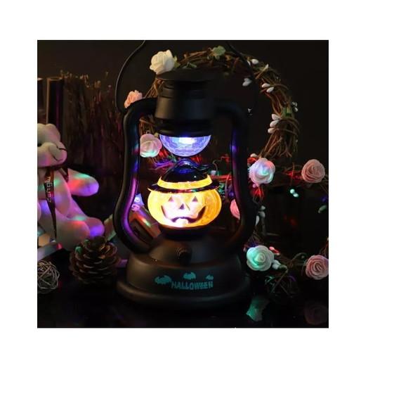 Lampião com Luz e Som Decoração Halloween Festas Grande