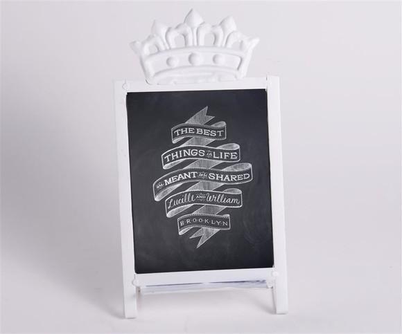LOUSA QUADRO METAL COROA 30 CM - 1 UNIDADE