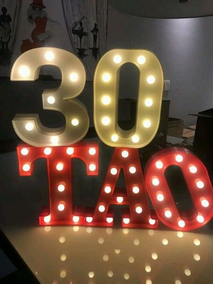 Luminária Decoração Letras e Números de Led Frete Grátis