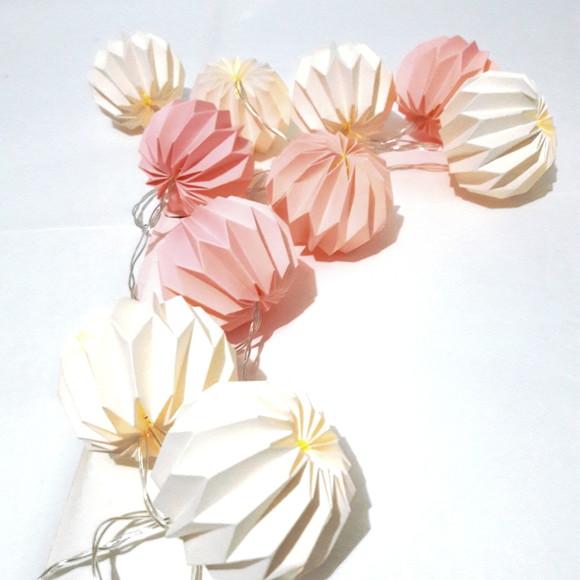 Luminária Decorativa Cordaõ de Luz 10 Bolas Natalinas