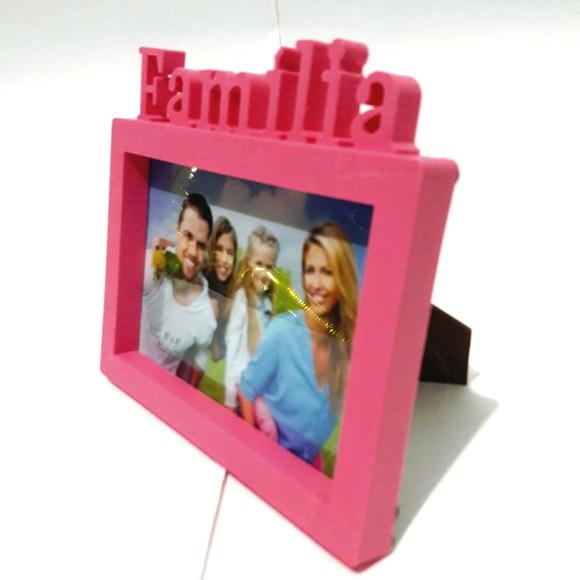 Porta Retrato Família Decoração Casa Quarto Sala 17x15 cm
