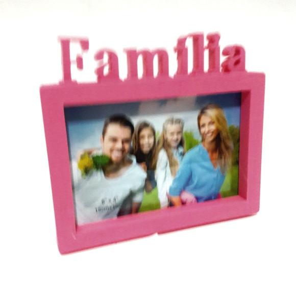 Porta Retrato Família Decoração Casa Quarto Sala 17x15 cm