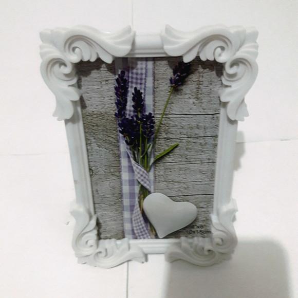 Porta Retrato jBranco Decoração Casa Quarto Sala 17x16 cm