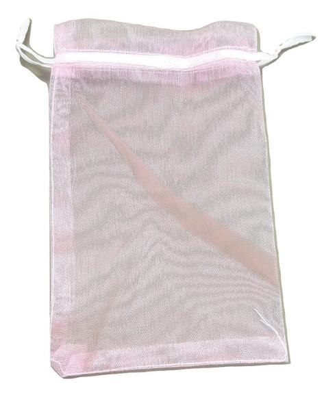 SAQUINHO DE ORGANZA BRANCO 14X9 CM - 50 unidades