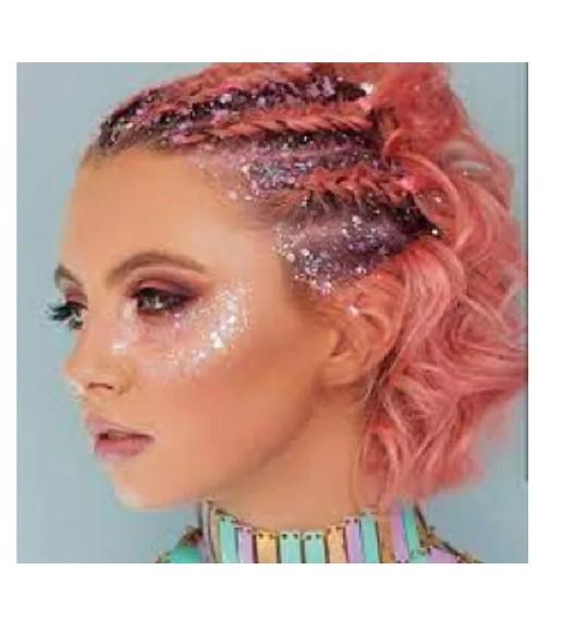 Spray Glitter Brilho Carnaval Cabelo Corpo 135ml Dourado