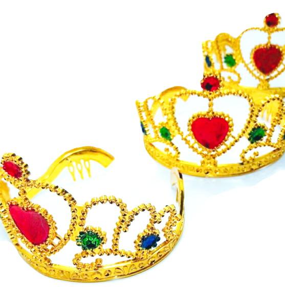 Tiara Princesa Ajustável Festa Coroa Rainha Carnaval