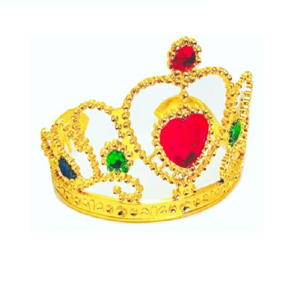 Tiara Princesa Ajustável Festa Coroa Rainha Carnaval