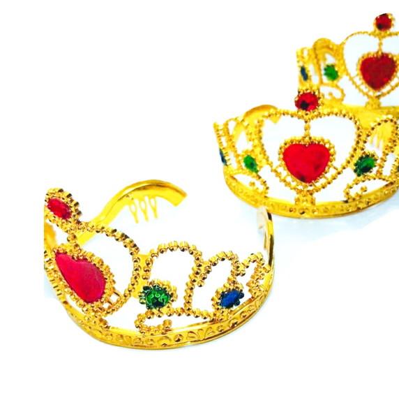 Tiara Princesa Ajustável Festa Coroa Rainha Carnaval
