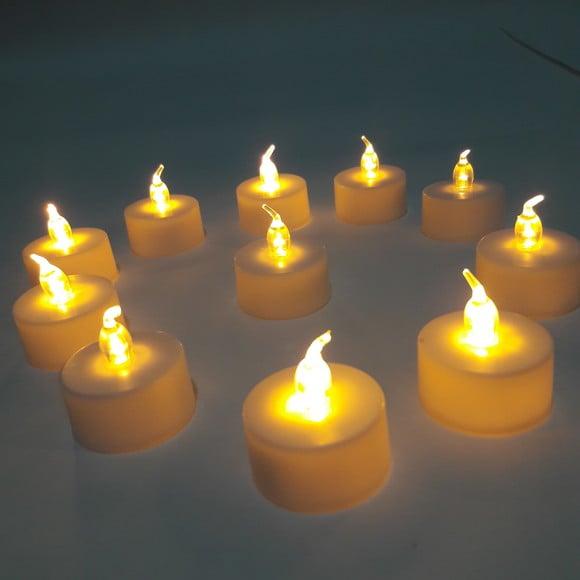 Vela de Led Decoração Luminária Bateria Inclusa