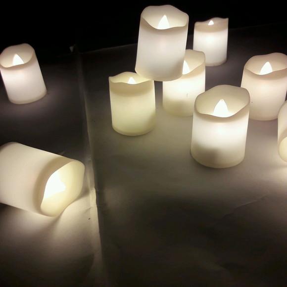 Vela de Led Decoração Luminária Bateria Inclusa - PROMOÇÃO