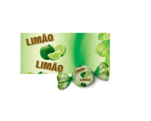 100 Embalagem Folhas para Trufas Limão 15x16cm