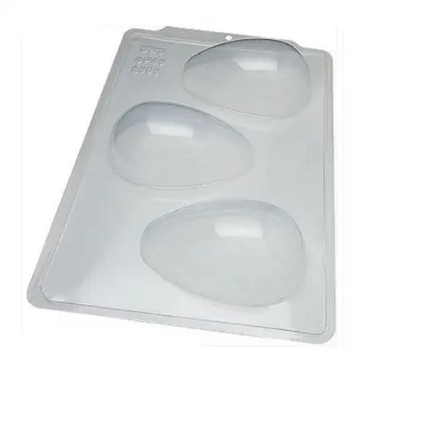 2 Formas 3 Partes p/ Ovo de Pascoa Liso 250g Bwb 3617 Sp 49