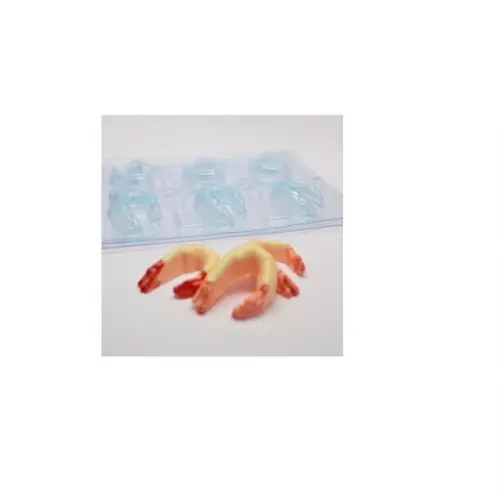 2 Formas Especial Camarão 3 Partes Silicone Pascoa Bwb 9638