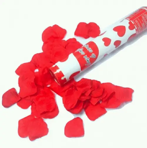 20 Lanca Confete Petalas de Rosa