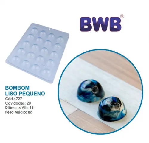 3 Formas Bombom Liso Pequeno Simples Pascoa Bwb 727chocolate