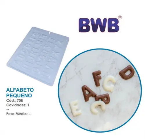 3 Formas Simples Alfabeto Pequeno Pascoa Bwb 708 Chocolate