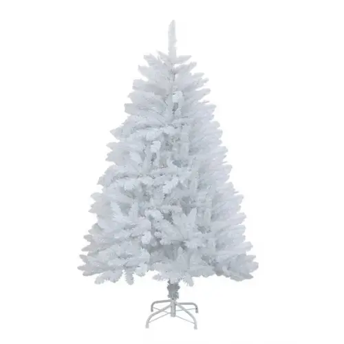 Arvore de Natal Luxo 150cm 220 Galhos Cheia Branca