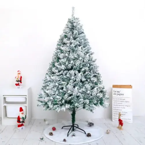 Arvore de Natal Luxo 150cm 220 Galhos Cheia Nevada