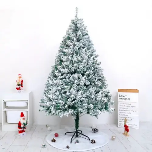 Arvore de Natal Luxo 150cm 230 Galhos Cheia Nevada
