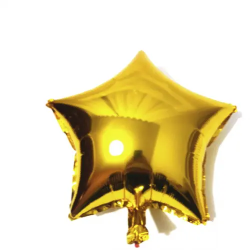 BALÃO ESTRELA METALIZADO DOURADO 45 CM