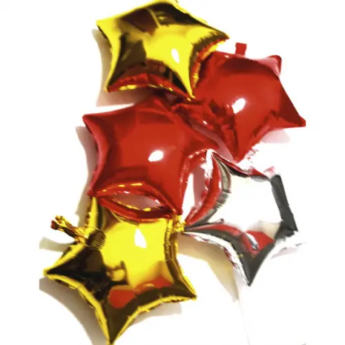 BALÃO ESTRELA METALIZADO DOURADO 45 CM