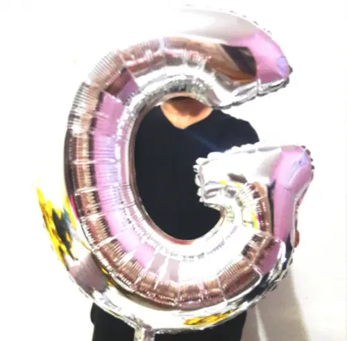 Balão GIGANTE Metalizado Letra G Pronta Entrega