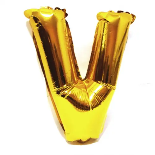 Balão Metalizado Letra Z Dourado Pronta Entrega 45cm