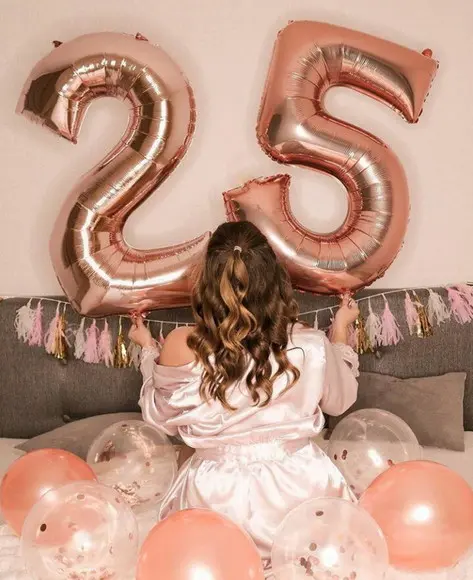 Balão ROSÉ GOLD Festas Decoração Aniversário Rosa Pink