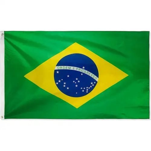 Bandeira Do Brasil Copa Seleção Tecido 56x56 Cm