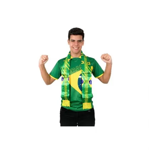 Cachecol Faixa Unissex Brasil Copa Seleção Torcedor