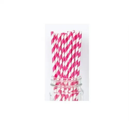 CANUDO LISTRADO PINK 60 UNIDADES