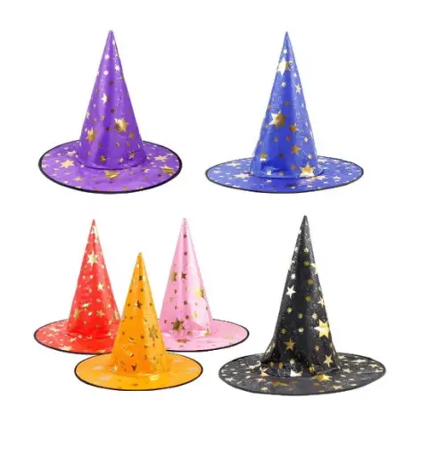 Chapéu Bruxa Fantasia Halloween Dia das Bruxas Carnaval