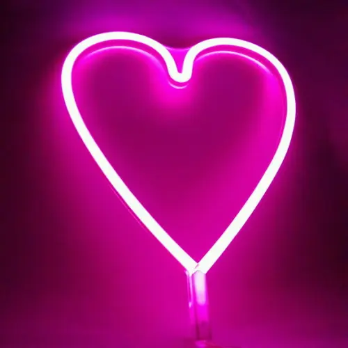 Coração de Decoração Neon Led Frete Grátis - Novidade