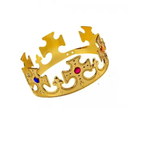 Coroa de Rei Adulto e Infantil Rainha Carnaval Ajustável