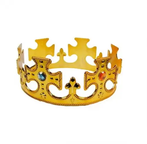 Coroa de Rei Adulto e Infantil Rainha Carnaval Ajustável