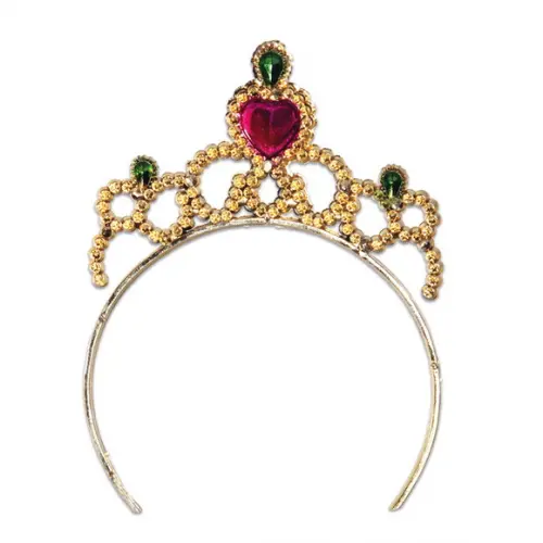 COROA TIARA DOURADA
