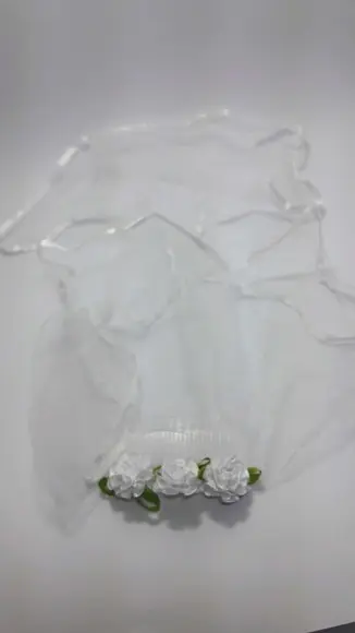 COROA VÉU NOIVA 30 CM C/ 1 UNIDADE