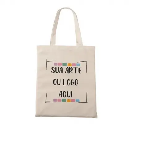 Ecobag Bolsa Sacola Personalizada Poliester 35x35cm