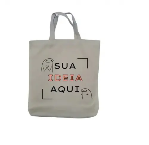 Ecobag Bolsa Sacola Personalizada Poliester 35x35cm