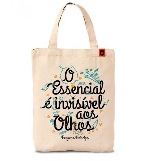 Ecobag Bolsa Sacola Personalizada Poliester 35x35cm